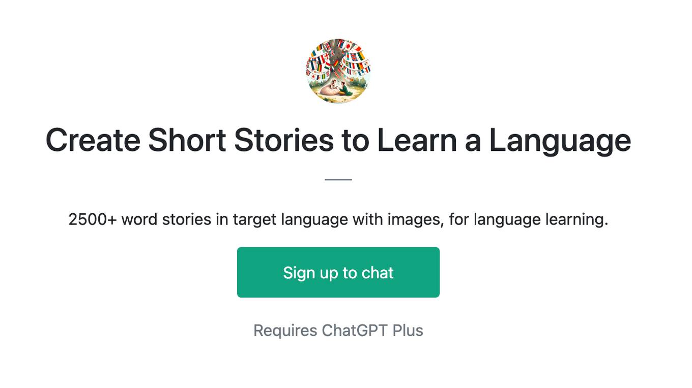 Create Short Stories to Learn a Language Screenshot