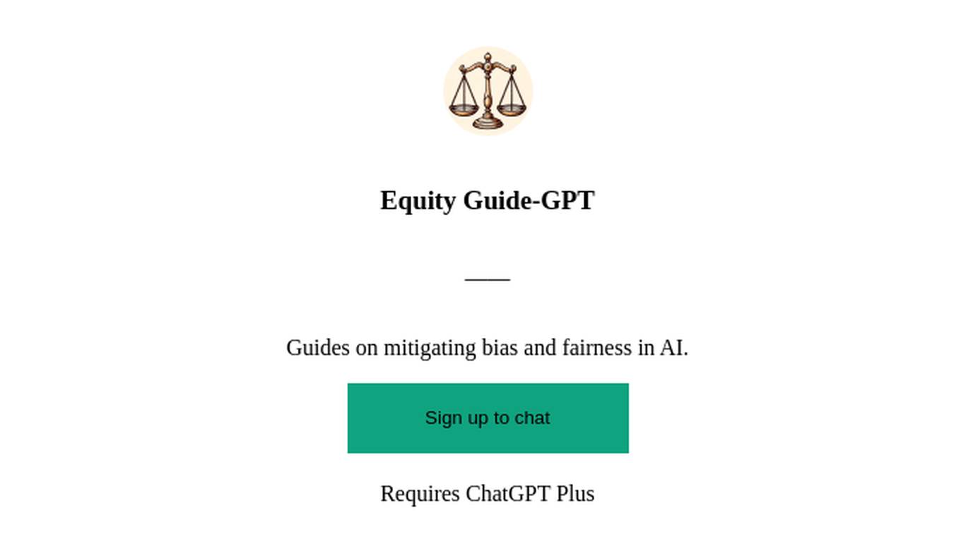 Equity Guide-GPT Screenshot