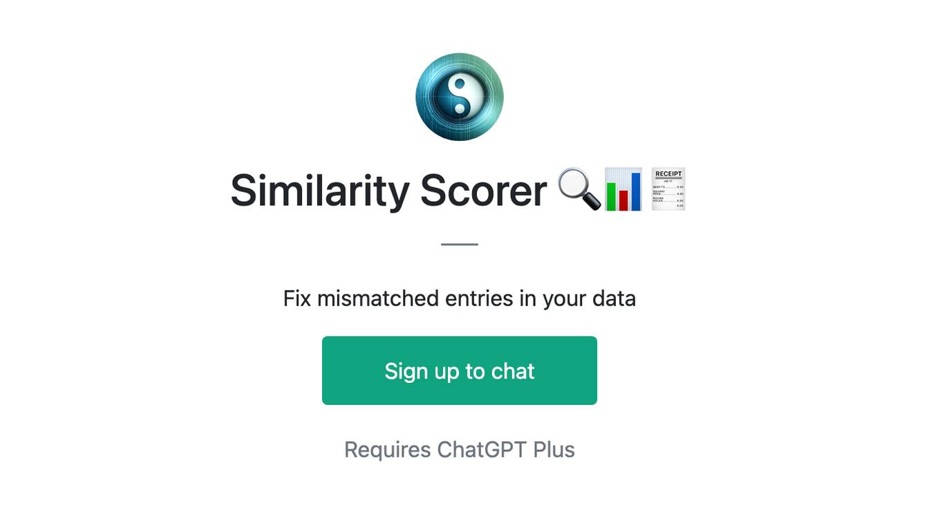 Similarity Scorer 🔍📊🧾 Screenshot