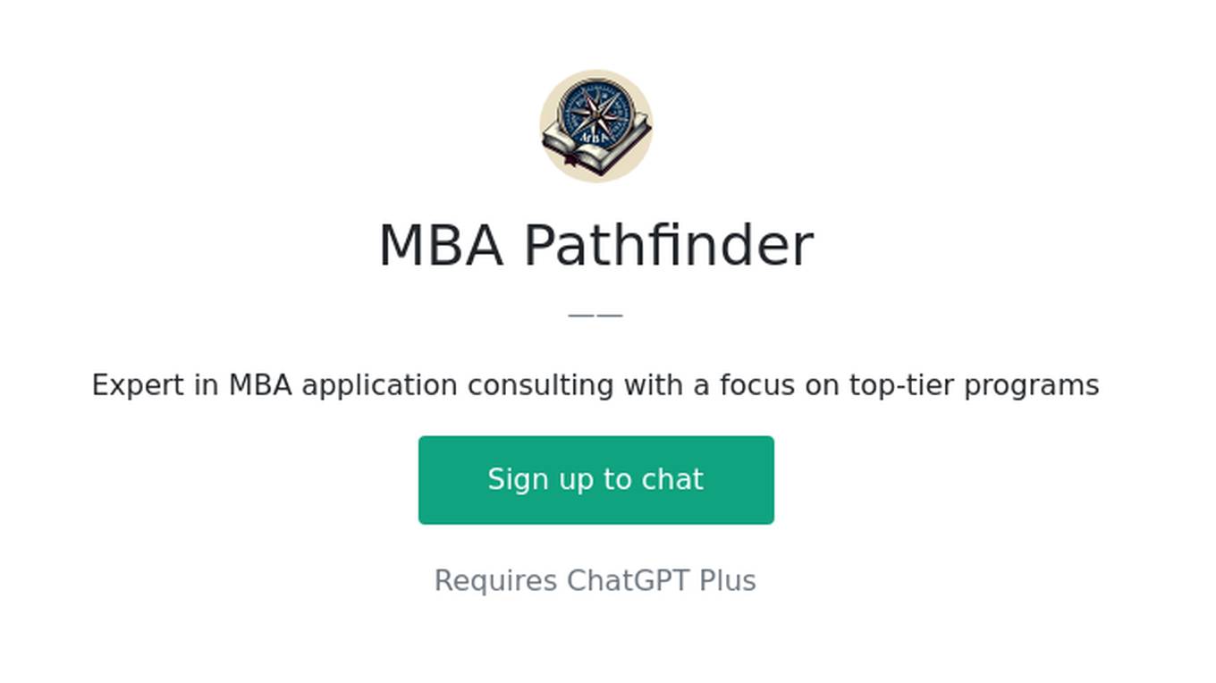 MBA Pathfinder Screenshot