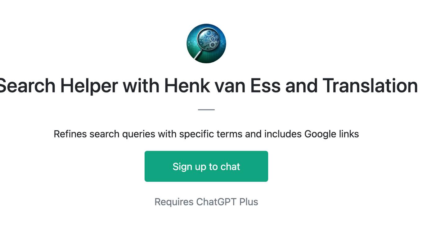 Search Helper with Henk van Ess and Translation Screenshot