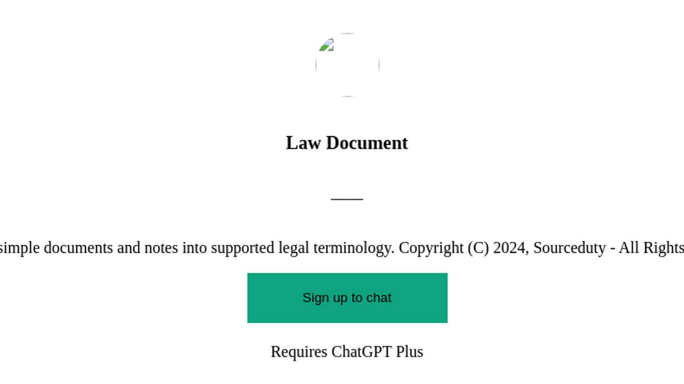 Law Document Screenshot