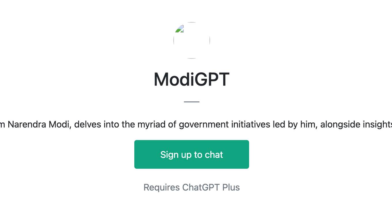 ModiGPT Screenshot