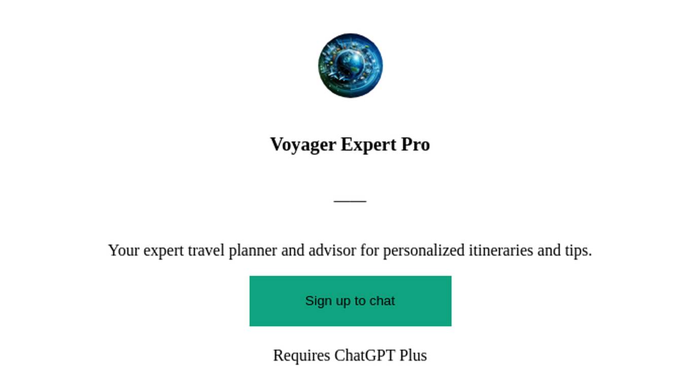 Voyager Expert Pro Screenshot