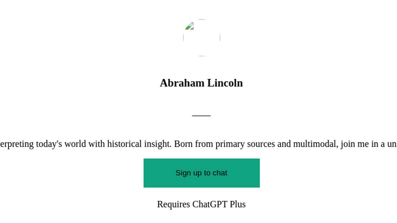 Abraham Lincoln Screenshot