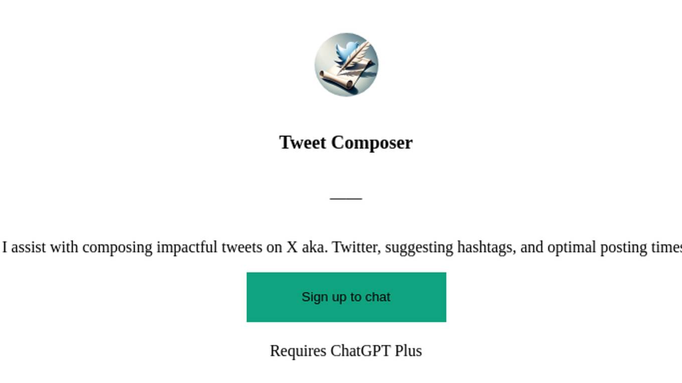 Tweet Composer Screenshot