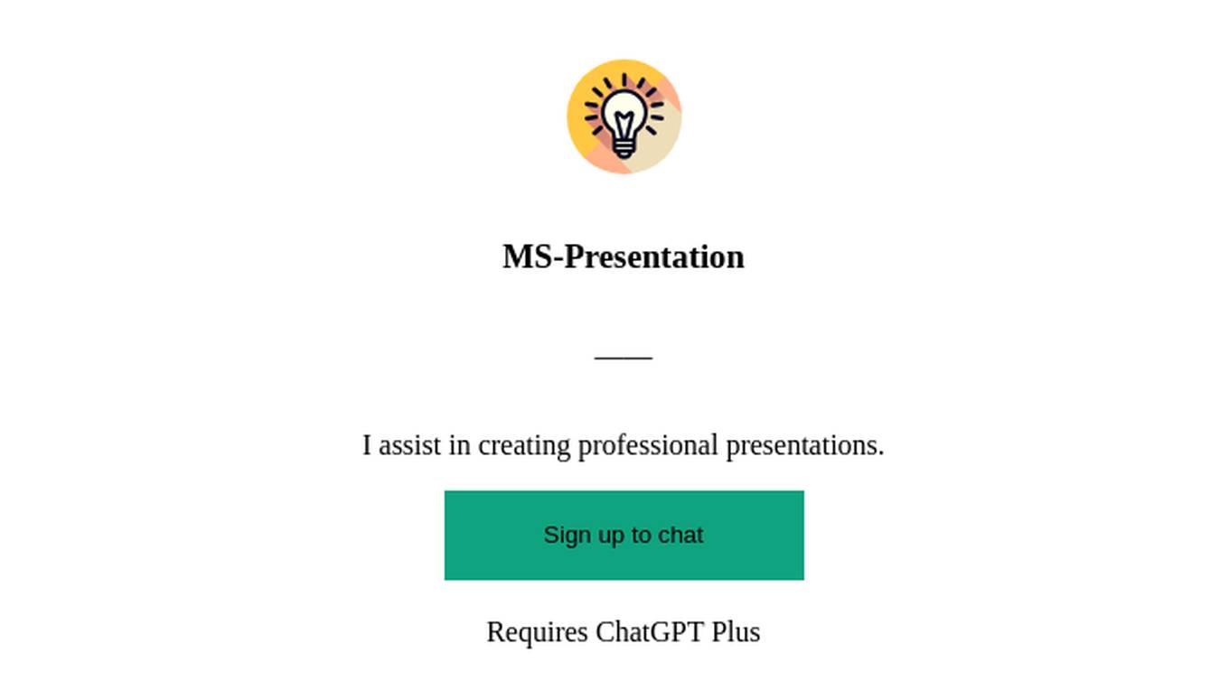 MS-Presentation Screenshot