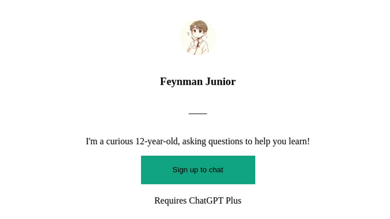 Feynman Junior Screenshot