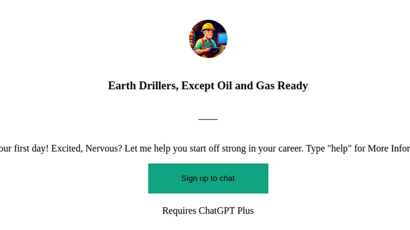 Earth Drillers, Except Oil and Gas Ready Screenshot