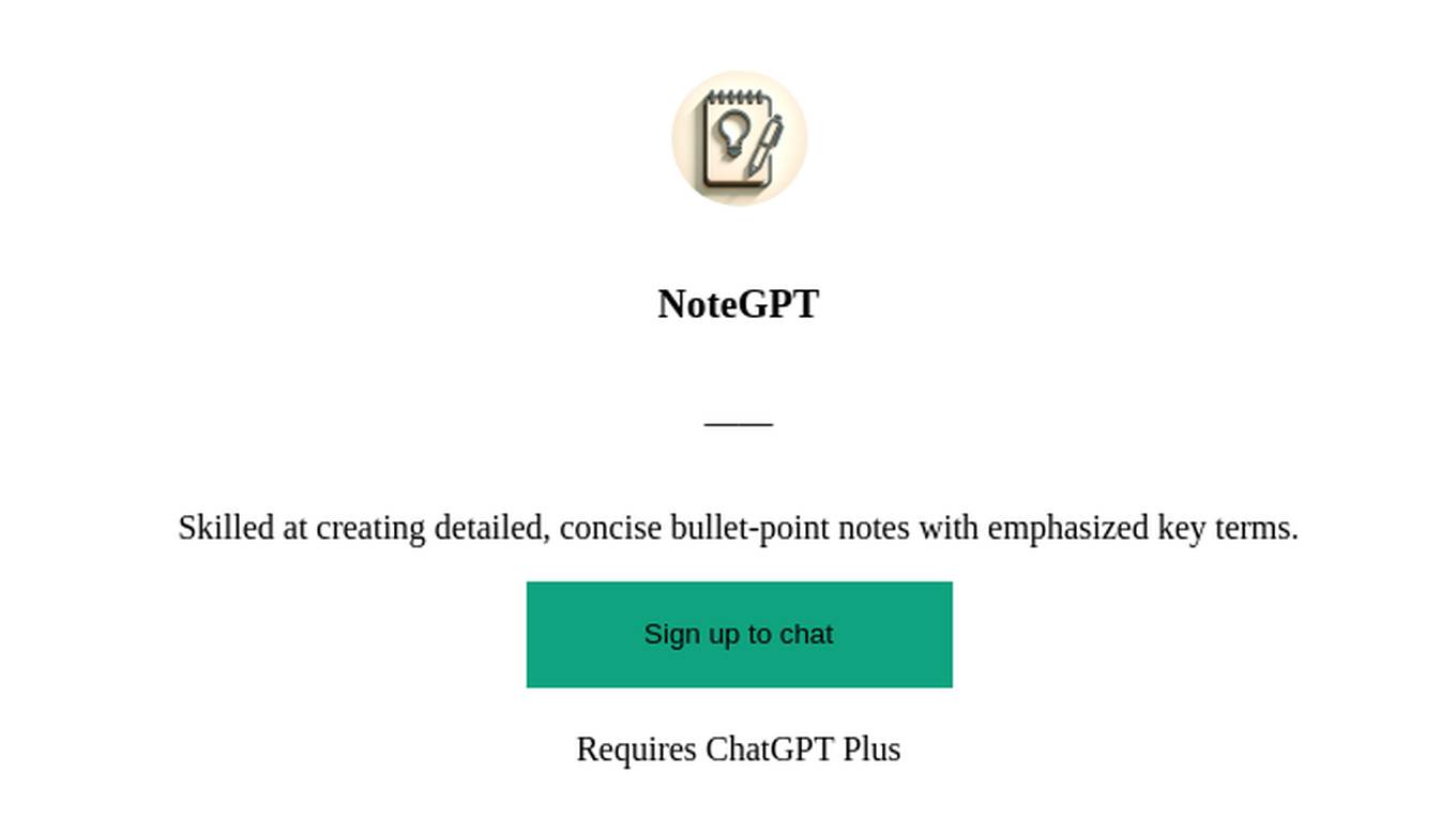 NoteGPT Screenshot