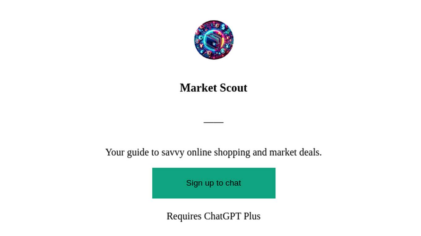 Market Scout Screenshot