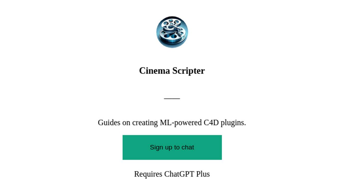 Cinema Scripter Screenshot